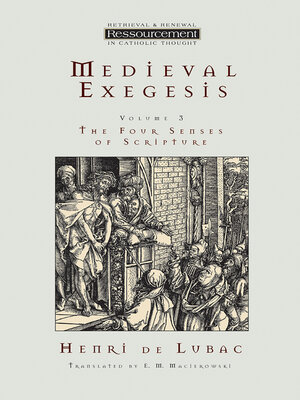 cover image of Medieval Exegesis, Volume 3